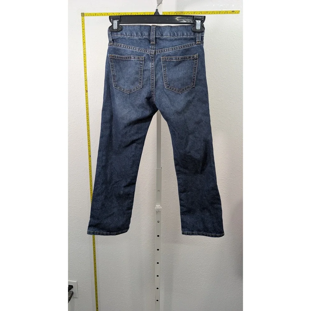 Old‎ Navy Boys Straight Built-In Flex Jeans Dark Wash Size 6 Denim Pants